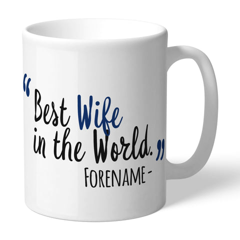 Personalised Millwall Best Wife In The World Mug