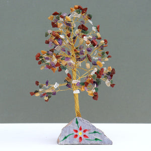 Multi-gem Gemstone Tree Ornament - 320 Stone