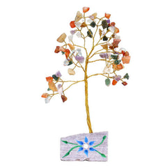 Multi-gem Gemstone Tree Ornament - 80 Stone