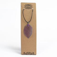 Necklace - Bravery Leaf - Multicoloured