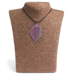 Necklace - Bravery Leaf - Multicoloured