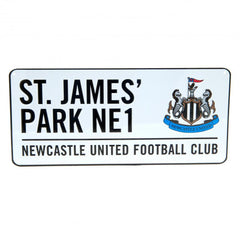 Newcastle United FC Street Sign  - Official Merchandise Gifts
