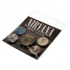 Nirvana Button Badge Set  - Official Merchandise Gifts