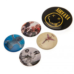 Nirvana Button Badge Set  - Official Merchandise Gifts