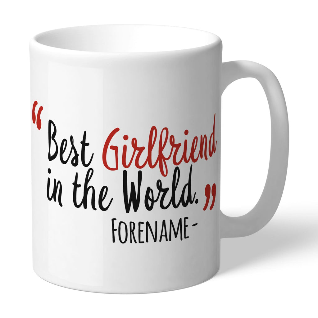 Personalised Nottingham Forest Best Girlfriend In The World Mug