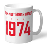 Personalised Nottingham Forest FC 100 Percent Mug