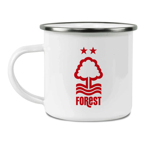 Nottingham Forest FC Back of Shirt Enamel Camping Mug