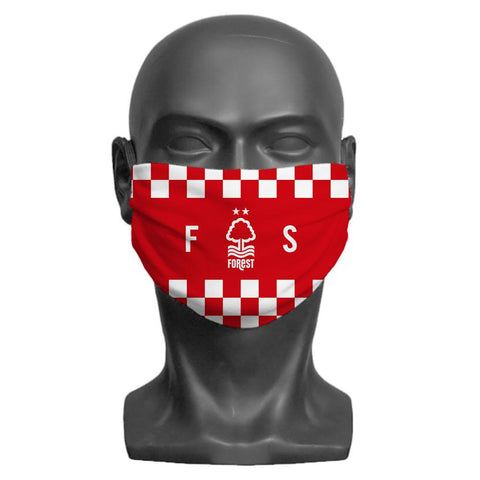Nottingham Forest FC Initials Personalised Face Mask