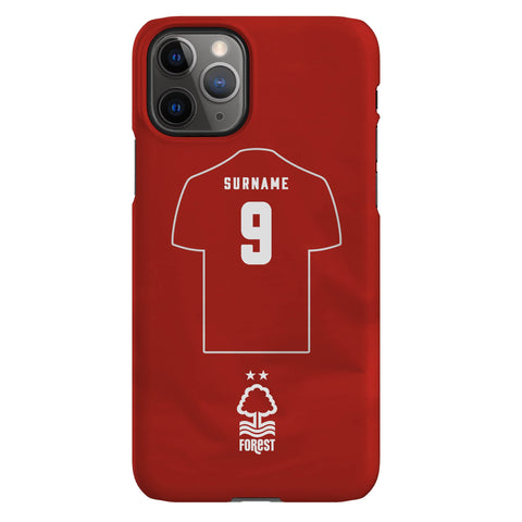 Nottingham Forest FC Personalised iPhone 11 Pro Snap Case