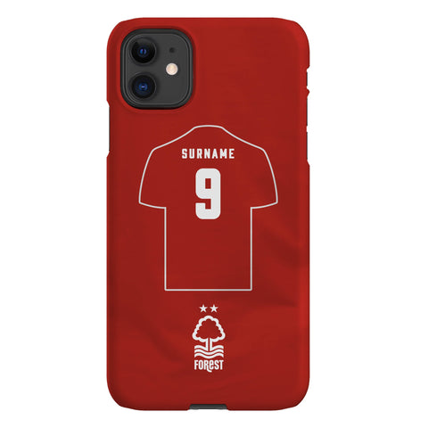 Nottingham Forest FC Personalised iPhone 11 Snap Case