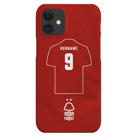 Nottingham Forest FC Personalised iPhone 12 Mini Snap Case