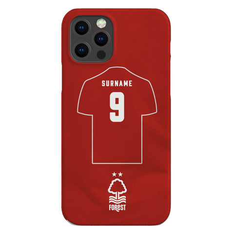 Nottingham Forest FC Personalised iPhone 12 Pro Snap Case