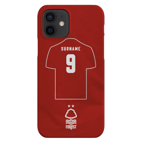 Nottingham Forest FC Personalised iPhone 12 Snap Case