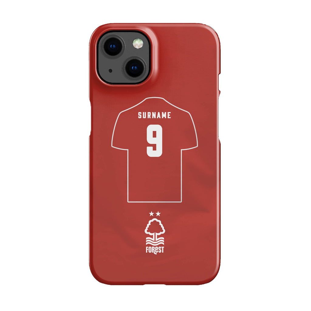 Nottingham Forest FC Personalised iPhone 13 Snap Case