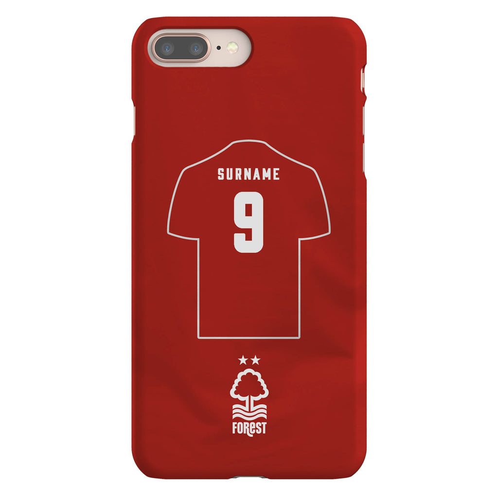 Nottingham Forest FC Personalised iPhone 8 Plus Snap Case