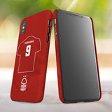 Nottingham Forest FC Personalised iPhone X Snap Case