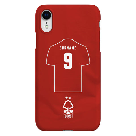 Nottingham Forest FC Personalised iPhone XR Snap Case