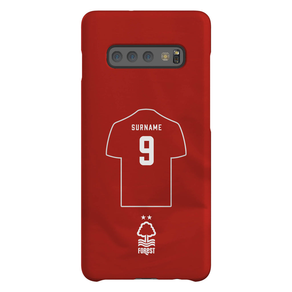 Nottingham Forest FC Personalised Samsung Galaxy S10 Plus Snap Case