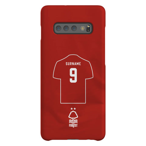 Nottingham Forest FC Personalised Samsung Galaxy S10 Snap Case