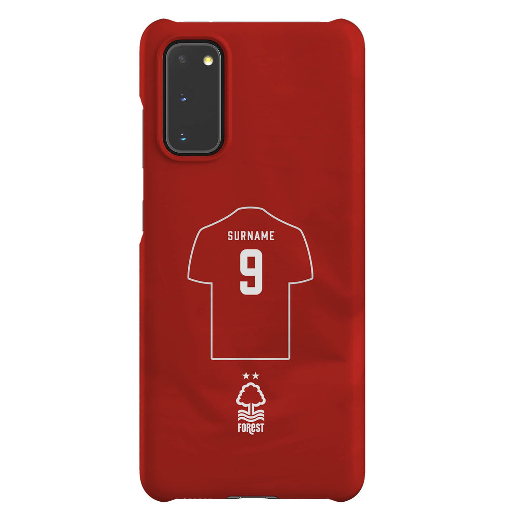 Nottingham Forest FC Personalised Samsung Galaxy S20 Snap Case