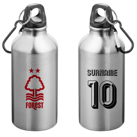 Nottingham Forest FC Personalised Water Bottle For Drinks