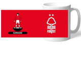 Personalised Nottingham Forest FC Player Figure Mug