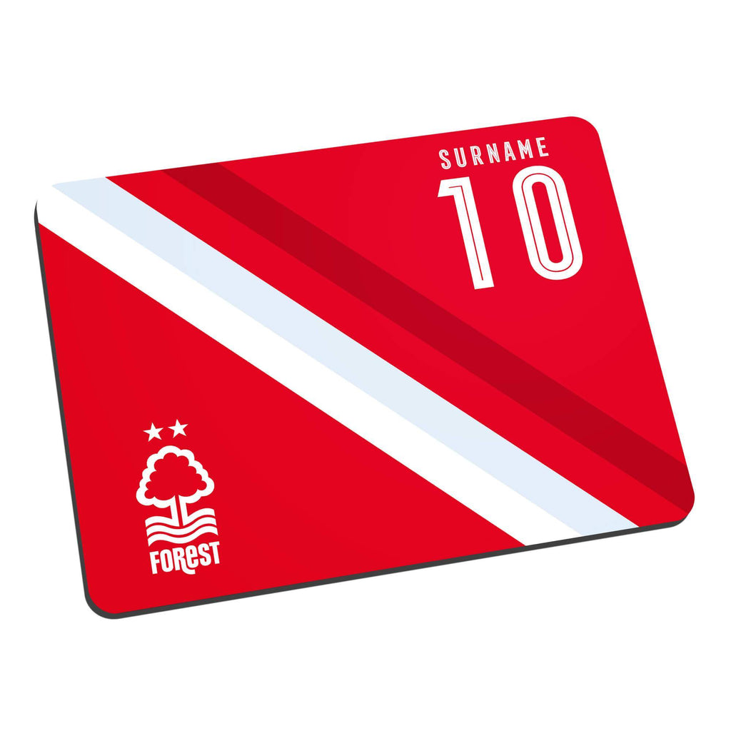 Personalised Nottingham Forest FC Stripe Mouse Mat