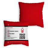 Nottingham Forest Personalised Cushion - Fans Ticket (18")