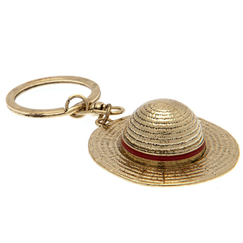 One Piece 3D Metal Keyring Straw Hat