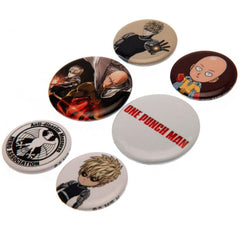One Punch Man Button Badge Set  - Official Merchandise Gifts