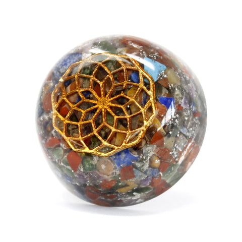 Orgonite Desk Power Packs - Multi Stone Dome