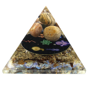 Orgonite Pyramid - Midnight Reiki - 70mm