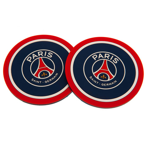 Paris Saint Germain FC 2pk Coaster Set  - Official Merchandise Gifts