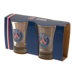 Paris Saint Germain FC 2pk Shot Glass Set  - Official Merchandise Gifts