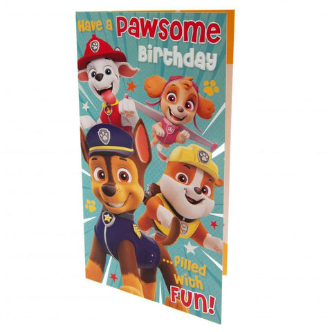 Paw Patrol Birthday Card  - Official Merchandise Gifts