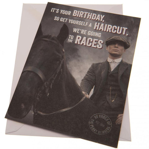 Peaky Blinders Birthday Card Races  - Official Merchandise Gifts