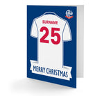 Personalised Bolton Christmas Card - Official Merchandise Gifts