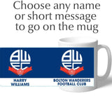 Personalised Bolton Crest Mug - Official Merchandise Gifts