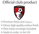 Personalised Bournemouth Birthday Card - Official Merchandise Gifts