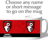Personalised Bournemouth Crest Mug - Official Merchandise Gifts