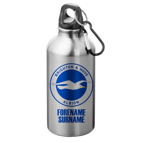 Personalised Brighton & Hove Albion FC Crest Sport Drinks Bottle