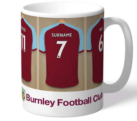 Personalised Burnley Dressing Room Mug - Official Merchandise Gifts