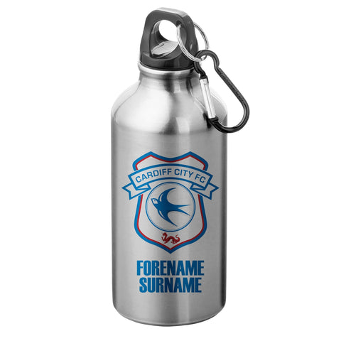 Personalised Cardiff City FC Crest Sport Drinks Bottle