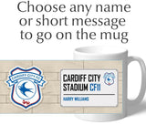 Personalised Cardiff Mug - Street Sign - Official Merchandise Gifts