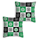 Personalised Celtic FC Cushion - Chequered (18")