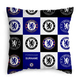 Personalised Chelsea Cushion - Chequered (18 inches)