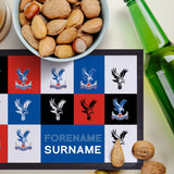 Personalised Crystal Palace Bar Runner - Chequered