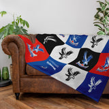 Personalised Crystal Palace Fleece Blanket - Chequered