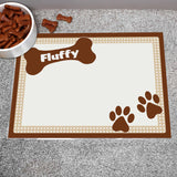 Personalised Dog Feeding Mat  - Official Merchandise Gifts