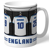 Personalised England Team Mug. Football World Cup